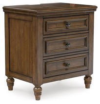 Sturlayne - Brown - Three Drawer Night Stand - $309.00