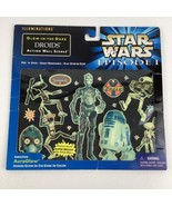 Star Wars Episode I Glow In The Dark Droids Action Wall Scene Vintage 19... - £18.56 GBP