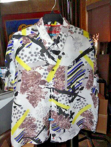 Robert Graham Colorful Short Sleeve Shirt Size 3XL image 3