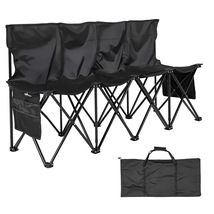 VEVOR Portable Folding Bench, 4 Seat Bench, Lightweight Sideline Seating... - €39,76 EUR