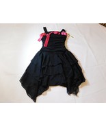 Amy&#39;s Closet Youth Girl&#39;s Party Dress Size 4 Black Fushsia 4170A1D NWT NEW - £20.53 GBP