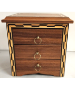 Small Chest W/ Drawers Music / Jewelry Box Handcrafted By Vito P Cotogna - $192.35 CAD