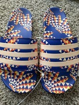 Adidas Women’s ADILETTE COMFORT SANDALS Slides Slip On Tropical Blue Size 9 - $37.39