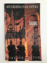 1999 Stagebill Metropolitan Opera Hugh Canning Reinvented Opera Seria - £14.98 GBP