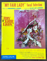 MY FAIR LADY Vintage SONG BOOK Sheet Music MOVIE Musical AUDREY HEPBURN ... - £11.72 GBP