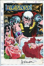 Warlord #126 1988-DC-Jerry Serpe-color guide-printers codes-signed-uniqu... - $385.58