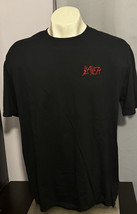 Slayer Embroidered Heavy Metal Shirt Mens Sz XL Black - £11.01 GBP