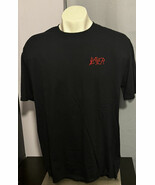 Slayer Embroidered Heavy Metal Shirt Mens Sz XL Black - $19.01 CAD
