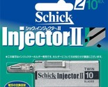 Schick Injector II 2 bladed blade 10 pieces Japan Import free ship - $18.29