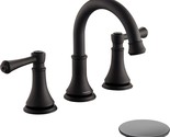 Timearrow Taf830Y-Mb Matte Black 8 Inch Widespread Bathroom Sink Faucet,... - £70.78 GBP
