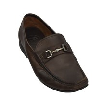 Peter Millar Crown Loafer  Mens Size 10 Brown Leather Horse Bit - £31.85 GBP