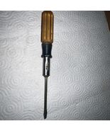 Vintage Great Neck Model 37A Ratcheting Slotted Screwdriver Made in England - $9.85