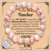 Teacher Appreciation Gifts for Women Personalized Teacher Gifts Natural ... - £15.95 GBP