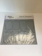 Crafter&#39;s Workshop 12 x 12 Template TCW167 Snapshots - $150.38 MXN
