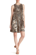 Tart Dress Womens XS Animal Print Leopard Cheetah Lindsay Sleeveless Str... - £13.18 GBP