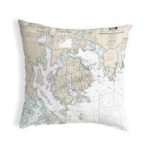 Betsy Drake Frenchman and Blue Hill Bays, ME Nautical Map Noncorded Indoor - £42.63 GBP