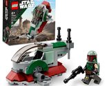 LEGO Star Wars Boba Fett&#39;s Starship Microfighter 75344, Building Toy Veh... - £11.78 GBP