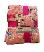 Member&#39;s Mark Lounge Pups Throw Blanket Valentine Dog Oversized Velvety ... - $33.78 CAD