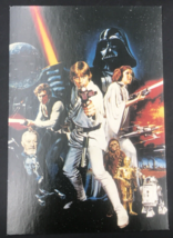 Star Wars Poster Postcard Tom Chantrell 376-007 Classico SF -- 6&quot; x 4&quot; - $9.49