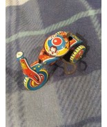 Vintage 1970s Japan Tin Litho Windup Tricycle Toy LOOK - €24,35 EUR