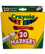 Crayola  20-Pack Broad Line Markers  58-7767 New in Box - £9.01 GBP