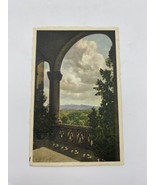 Vintage Lithograph Postcard Biltmore House &amp; Gardens North Carolina 1953 - $148.12 MXN