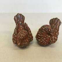 Vintage pair of love birds dove pigeon ceramic figurines decorative home... - $373.83 MXN