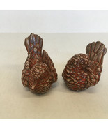 Vintage pair of love birds dove pigeon ceramic figurines decorative home... - $27.07 CAD