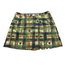 Lane Bryant Earth Tone Plaid A Line Skirt Zip Back Women Plus Size 3X 24... - $22.49