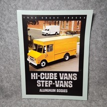 1984 CHEVY HI CUBE VANS STEP VANS ALUMINUM BODIES SALES BROCHURE CATALOG... - $8.15 CAD
