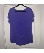 Jockey Purple Asymmetrical Short Sleeve T-shirt - $8.22 CAD