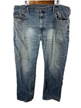 Levis Jeans Size 42x29 Mens Vintage Straight 539 Washed Denim Y2K 2000s - $27.74