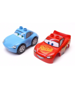Lego Duplo Disney Cars 5815 Flo&#39;s Cafe Sally Carrera Blue Car Figure Lot 2 - $57.35 CAD