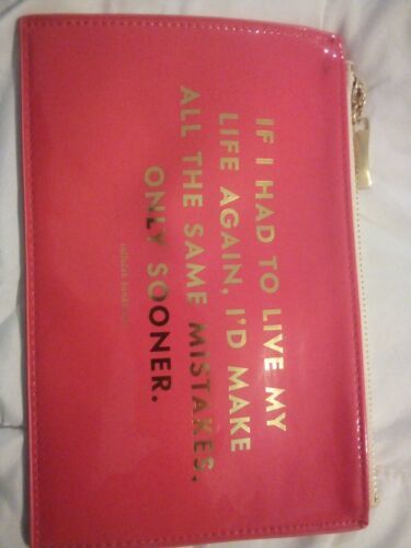 Kate Spade Patent Coral Same Mistakes Pouch  - $9.49