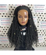 Faux Locs Headband Braided Wig Boho Goddess Loc Distressed Curly Dread Locs - $130.90
