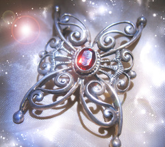 HAUNTED PIN/NECKLACE ILLUMINATED WEB CONNECT TO ALL MAGICK MAGICK HIGHEST LIGHT  image 2