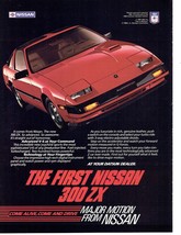 1981 Nissan 300 ZX Print Ad Automobile Car 8.5&quot; x 11&quot; - $19.31