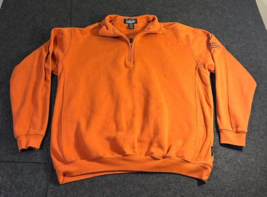 Straight Down Golf Men&#39;s 1/4 Zip Pullover Long Sleeve Calabasa CC Sweate... - $469.27 MXN