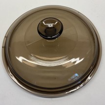 Pyrex Corning Ware Visions V2.5C Amber Replacement Glass Lid Only  8in - $11.09