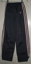 Girls Adidas Navy Blue Mesh Lined Athletic / Wind Pants Size S - £14.90 GBP