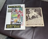 Two Old Almanac Watkins 1935 &amp; Dr Morse’s 1939 - $14.85