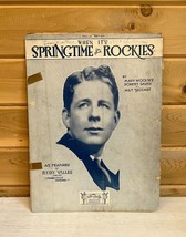 When It&#39;s Springtime In the Rockies Antique Sheet Music Rudy Vallee 1929 Vintage - £14.38 GBP