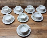 Hawthorn By Franconia Krautheim Tea Cup &amp; Saucer Set - Selb Bavaria - Se... - £70.60 GBP