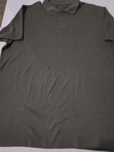 AXIST Polo Shirt Men&#39;s Size XL Dark Gray Cotton Casual Shirt - £10.13 GBP