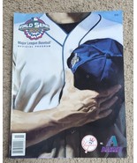 VTG 2001 World Series Official MLB Program  Yankees vs Diamondbacks. NYY/AZ - $251.55 MXN