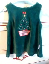 Little Me Holiday Green Dress Christmas Tree Infant Baby Girl Size 3 Months - £12.77 GBP