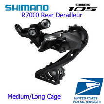Shimano 105 RD-R7000 SS GS 11 Speed Rear Derailleur SS GS Black ROAD - $590.02 MXN+