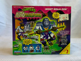 1993 Playmates Toys TMNT AutoMutations &quot;NIGHT NINJA DON&quot; Figure Factory ... - £63.19 GBP