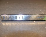 1962 CHRYSLER NEWPORT GLOVEBOX DOOR EMBLEM OEM #2162301 - £53.75 GBP