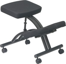 Office Star Ergonomically Designed Knee Chair with Casters, Memory Foam and - £62.19 GBP